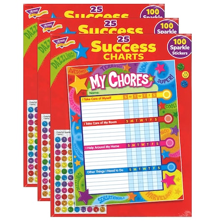 Trend Enterprises Praise Words n Stars Chore Charts, PK75 T73130